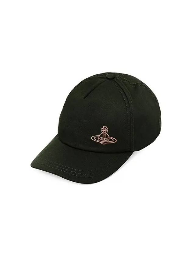 Embroidered ORB Logo Classic Ball Cap Green - VIVIENNE WESTWOOD - BALAAN 2