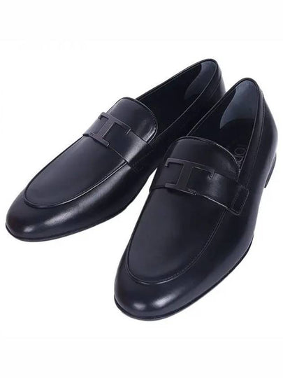 Men's T Timeless Leather Loafers Black - TOD'S - BALAAN 2