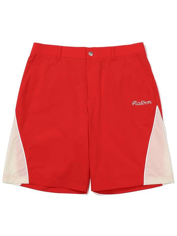 Lightweight half pants RED MAN - MALBON GOLF - BALAAN 1