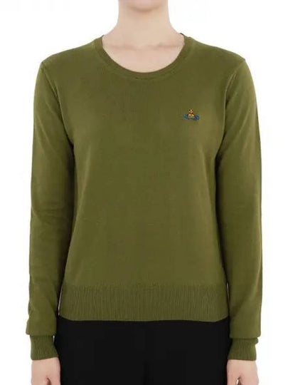 ORB Embroid Logo Knit Top Green - VIVIENNE WESTWOOD - BALAAN 2