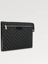 Pochette 24H Damier Pouch Bag Graphite - LOUIS VUITTON - BALAAN 3