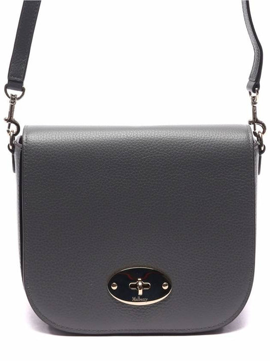 Dali Satchel Classic Grain Small Cross Bag Gray - MULBERRY - BALAAN.