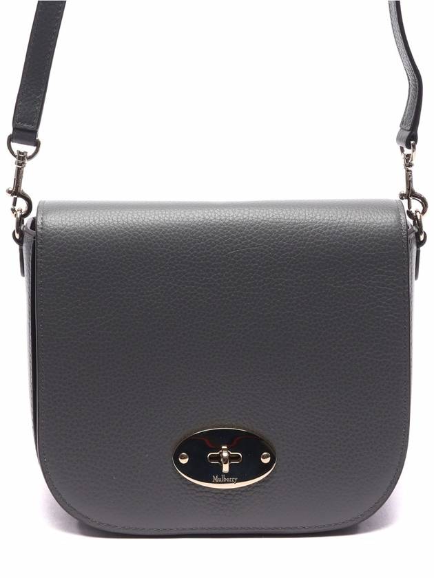 Darley Satchel Classic Grain Small Cross Bag Grey - MULBERRY - BALAAN 3