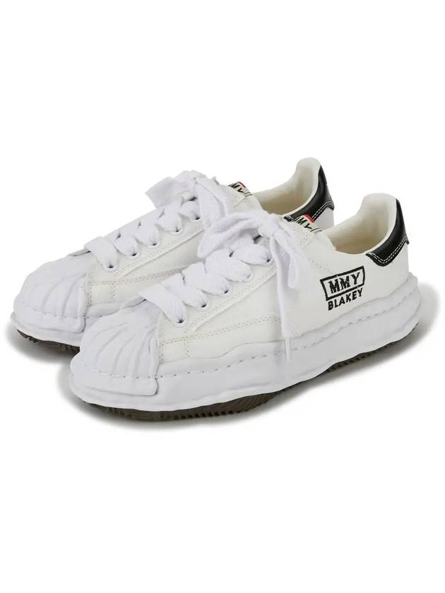 Men s Blakey OG White Sneakers A08FW735 WHITE - MIHARA YASUHIRO - BALAAN 3