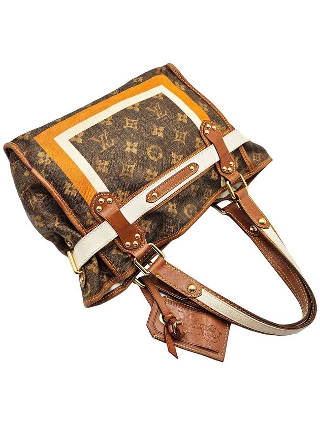 Louis Vuitton M56386 Monogram Tisse Sac Lawir PM Tote Bag - LOUIS VUITTON - BALAAN 4