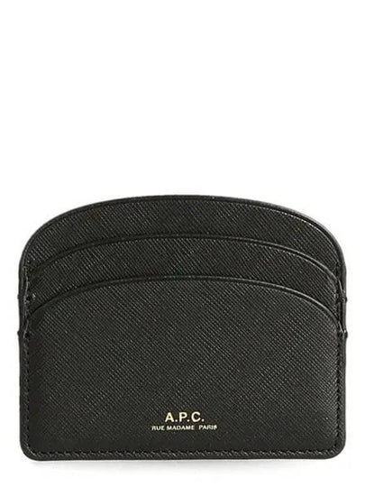 Demi Lune Card Wallet Black - A.P.C. - BALAAN 2