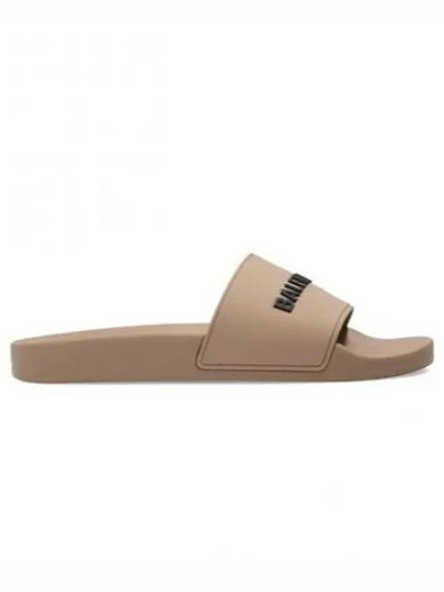 Logo Slides Slippers Beige - BALENCIAGA - BALAAN 2