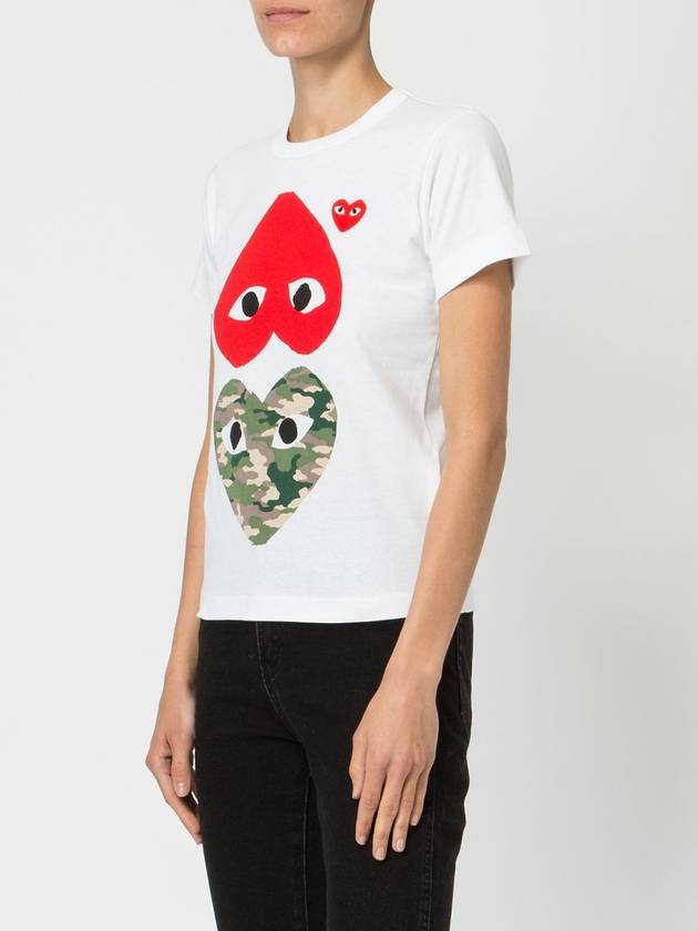 23SS Play Heart Print TShirt P1T247 1 - COMME DES GARCONS - BALAAN 4