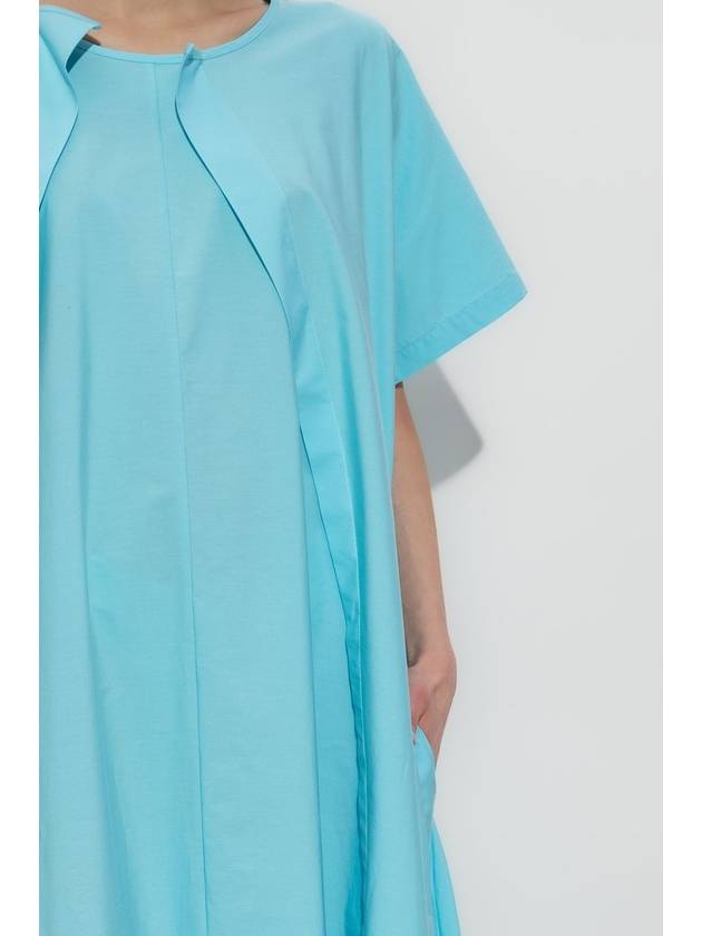 MM6 Maison Margiela Loose-fitting Dress With Pockets, Women's, Blue - MAISON MARGIELA - BALAAN 5