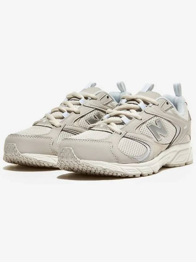 408 Low Top Sneakers Beige White - NEW BALANCE - BALAAN 2