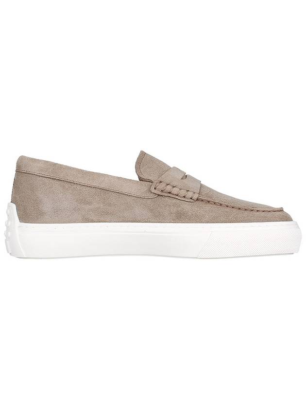 Men's Suede Loafers Beige - TOD'S - BALAAN 5