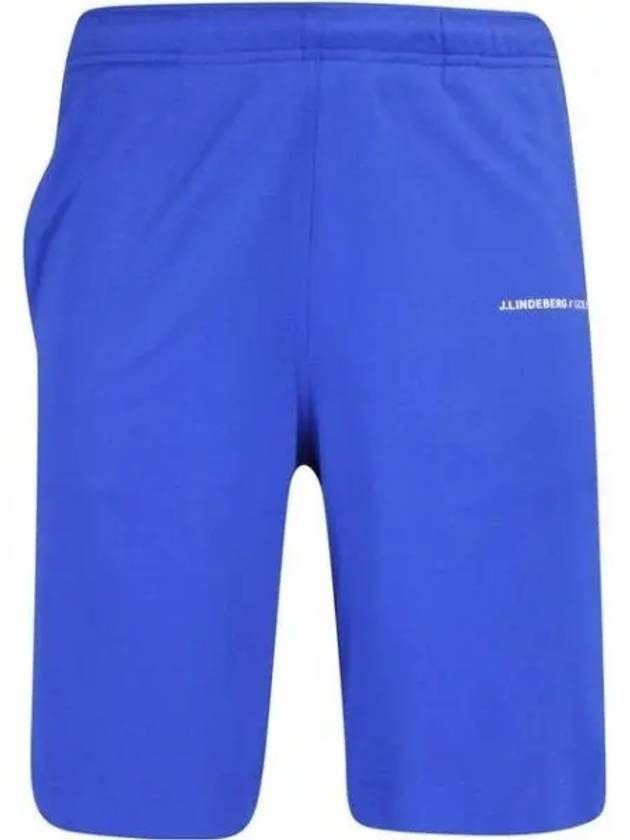 Logo Print Shorts Blue - J.LINDEBERG - BALAAN 2