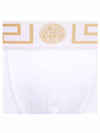 Men's Greca Border Draws 2 Pack Briefs White - VERSACE - BALAAN 3