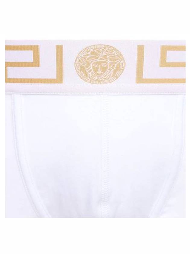 Men's Greca Border Draws 2 Pack Briefs White - VERSACE - BALAAN 3