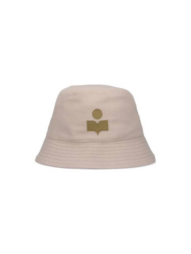 Haley Embroidered Logo Bucket Hat Beige - ISABEL MARANT - BALAAN 1