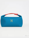 Breed a Black Pouch Large Bag Blue Faun H103537M 03 - HERMES - BALAAN 1