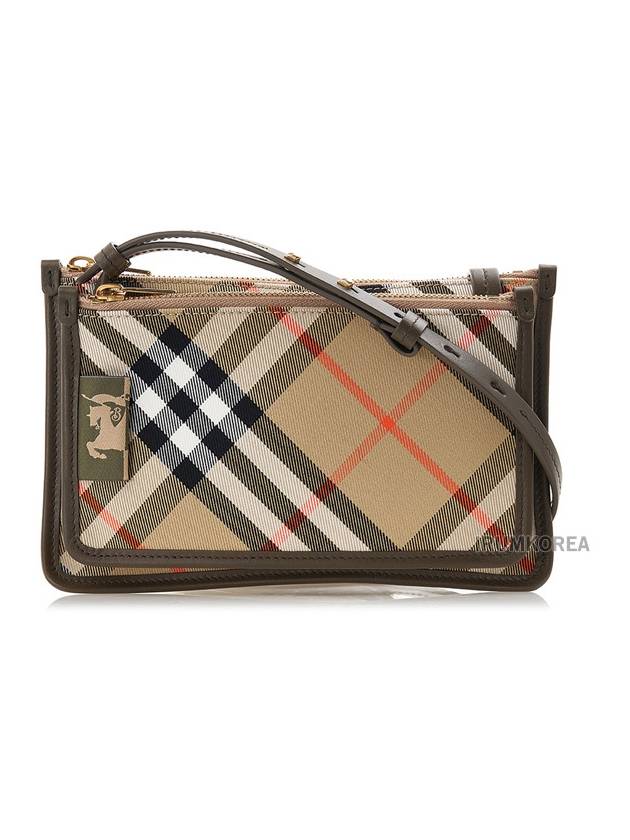 Check Cross Bag Beige - BURBERRY - BALAAN 2