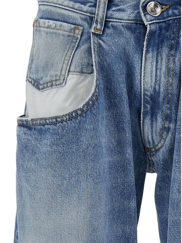 Five Pocket Straight Jeans Blue - MAISON MARGIELA - BALAAN 4