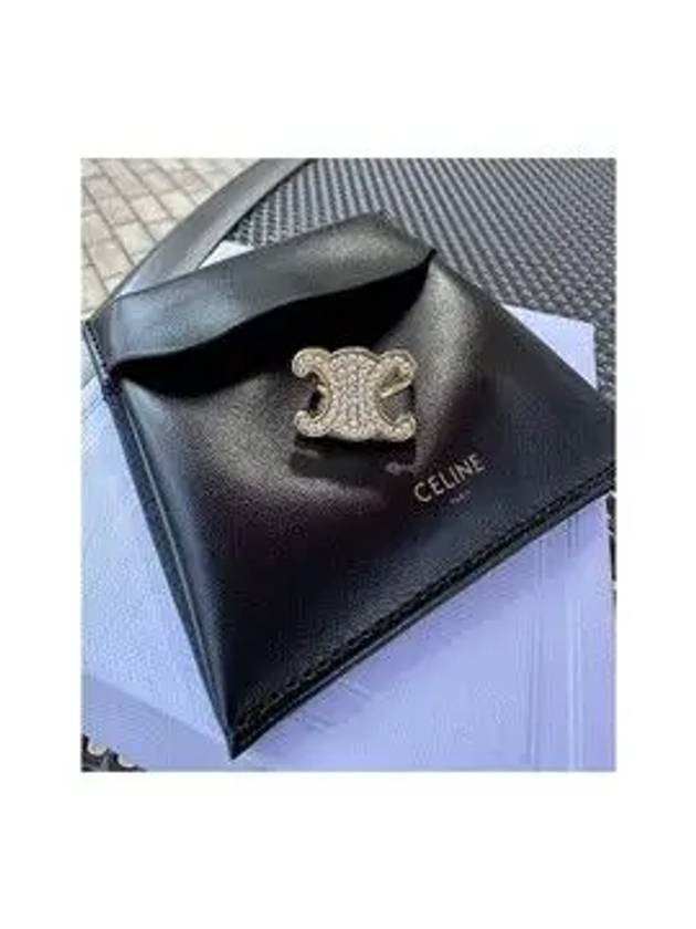 Women's Crystal Triomphe Rhinestone Ring Gold - CELINE - BALAAN 8