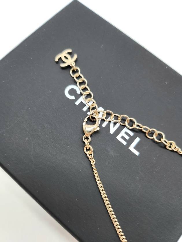 CC Logo Two-Tone Heart Pendant Necklace Gold - CHANEL - BALAAN 10