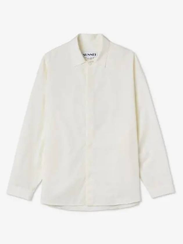 Overfit Long Sleeve Shirt White - SUNNEI - BALAAN 2