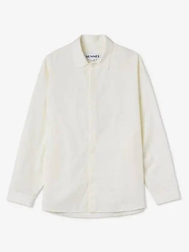 Overfit Long Sleeve Shirt White - SUNNEI - BALAAN 1