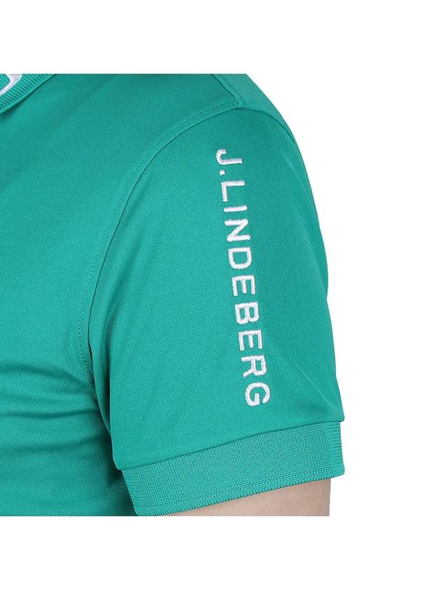 Tour Tech Short Sleeve Polo Shirt Green - J.LINDEBERG - BALAAN 8