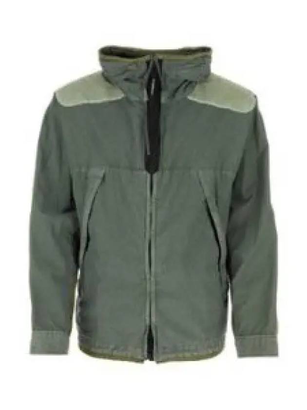 50 Fili Gum Mixed Goggle Hooded Jacket Green - CP COMPANY - BALAAN 2