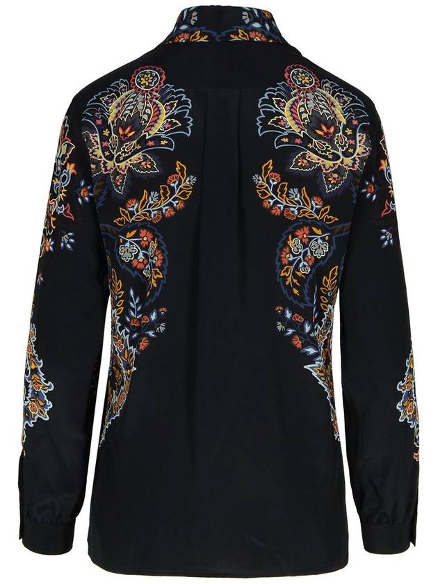 Etro Black Silk Shirt - ETRO - BALAAN 3