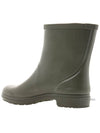 Natural Rubber Mid Rain Boots Khaki - CELINE - BALAAN 4