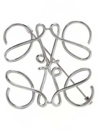 Anagram Metal Brooch Silver - LOEWE - BALAAN 2