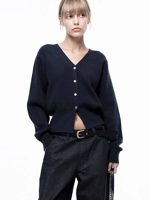 Four Woman Women s Soft Crop Knit Cardigan Navy W243TP04NY - CHANCE'S NOI - BALAAN 7