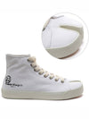 Tabi Canvas High Top Sneakers White - MAISON MARGIELA - BALAAN 2