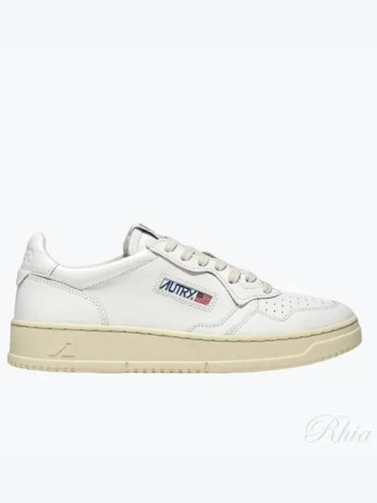 Medalist Goatskin Low Top Sneakers White - AUTRY - BALAAN 2