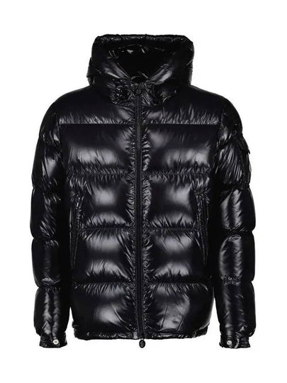 ECRINS logo patch padded jacket black 1A002 08 68950 999 - MONCLER - BALAAN 2