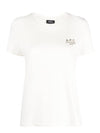 New Denise Logo Short Sleeve T-Shirt White - A.P.C. - BALAAN 2