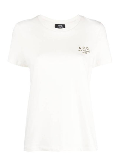 New Denise Logo Short Sleeve T-Shirt White - A.P.C. - BALAAN 2