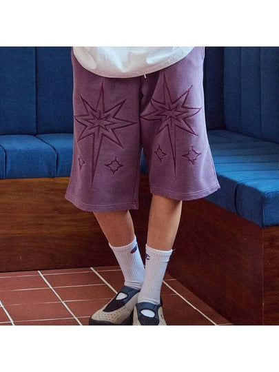 Star Pigment Sweat Shorts Iris Purple - CPGN STUDIO - BALAAN 2