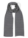 Striped Wool Muffler Navy - SAINT JAMES - BALAAN.