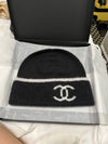 CC logo beanie crochet cashmere black - CHANEL - BALAAN 3