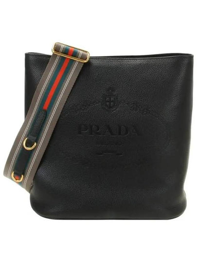 Vitello Phoenix Shoulder Bag Black - PRADA - BALAAN 2