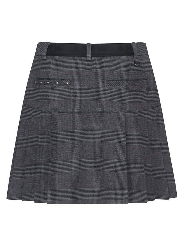 Official W CHECK HALF PLEATS SQ GR - ANEWGOLF - BALAAN 2