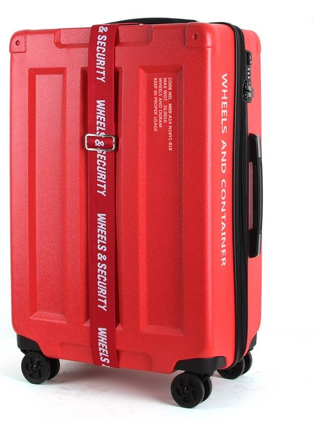 Labraque Wheels Containers PC Hard 28-inch Carrier Red - RAVRAC - BALAAN 3