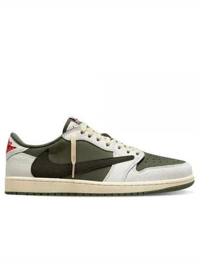 Air 1 Retro Low Top Sneakers Medium Olive - JORDAN - BALAAN 2