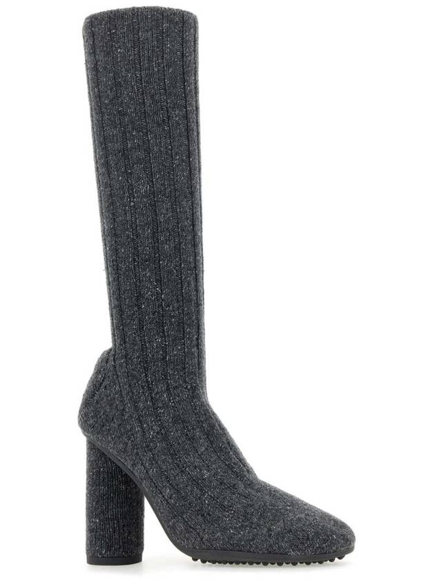 Atomic Knit Long Boots Anthracite - BOTTEGA VENETA - BALAAN 3