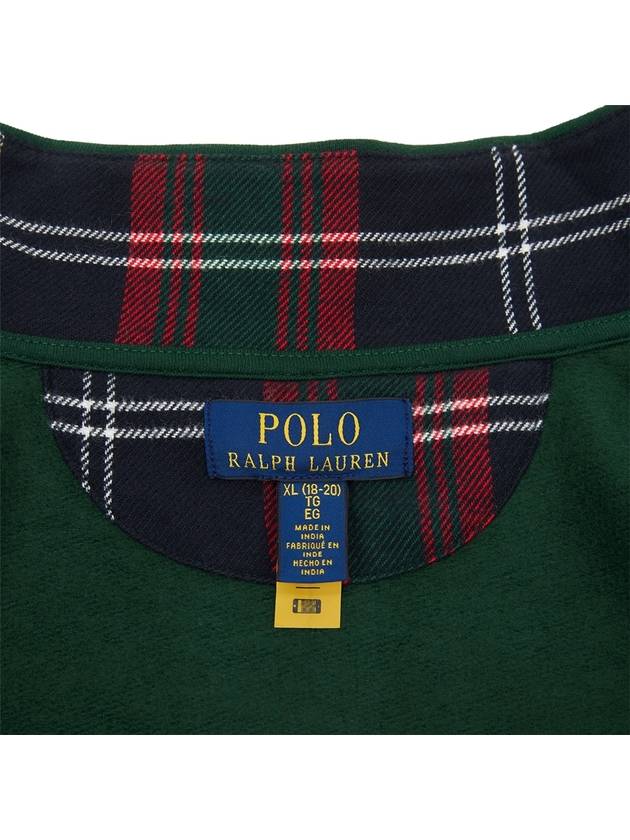 Kids brushed zip up cardigan 323953025001 GREEN Adults can wear - POLO RALPH LAUREN - BALAAN 10