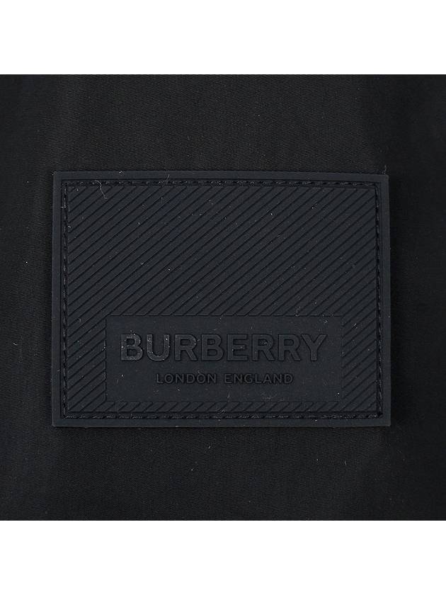 Men's Logo Applique Lightweight Windbreaker Black - BURBERRY - BALAAN 7