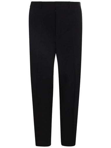 Jil Sander Black Wool Pants - JIL SANDER - BALAAN 1