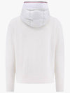 Men's Padded Hooded Wool Cardigan White - MONCLER - BALAAN 3