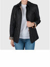 Diamond Quilted Thermoregulated Jacket Black - BURBERRY - BALAAN 4